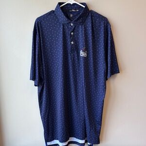 RLX Ralph Lauren Men's Navy Polo Shirt PGA